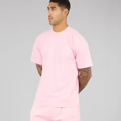 Discount T-shirt til Herre Bubblegum Pink T-Shirts, Poloer Og Skjorter·T-Shirts Og Undertrøjer